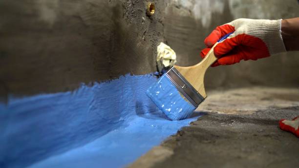Commercial Basement Waterproofing project at a New Paris, OH business property by SJ Waterproofing Pros